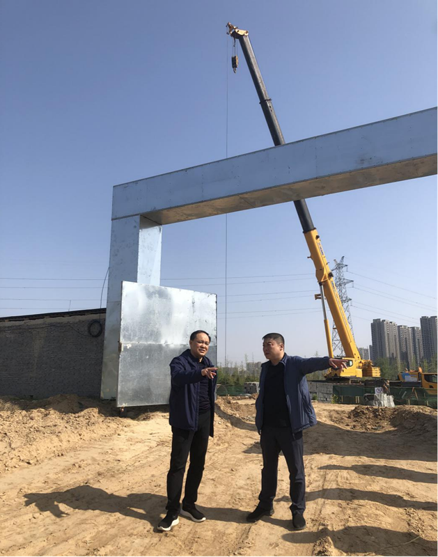 亚游官方网站-亚游yayou（中国）,党委委员、副总经理张岩到侯寨新镇区安置区调研项目建设工作